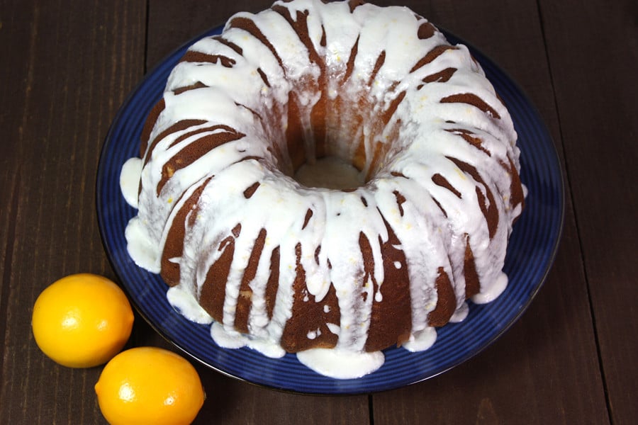 Meyer Lemon Bundt Cake - Moist, tender, lusciously tangy and not too sweet! by Don't Sweat The Recipe