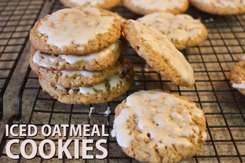 Iced Oatmeal Cookies - Don't Sweat The Recipe