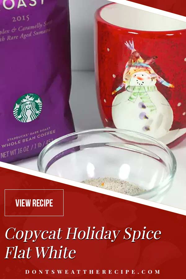 holiday spice flat white 2020