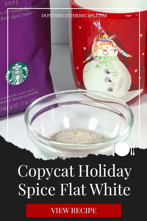 holiday spice flat white 2020