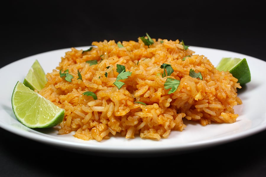 cooked mexican rice