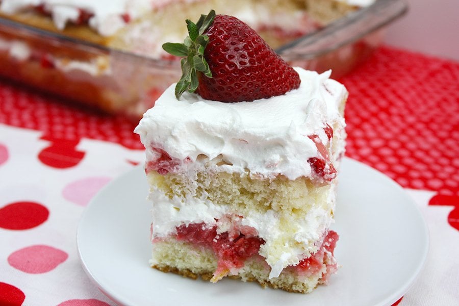 Strawberry Shortcake Cake - OMG Chocolate Desserts