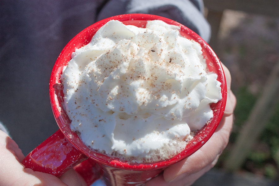 Eggnog Latte without a Milk Frother - Chattavore