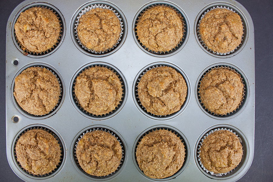 Healthy Whole Wheat Banana Muffins - Delicious, moist and better for you! How can you go wrong?
