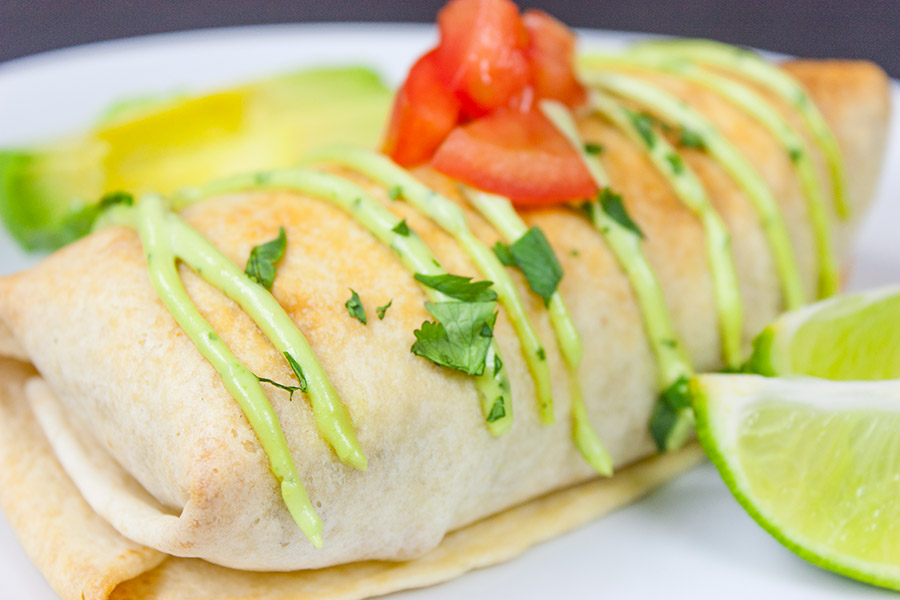 Baked Chicken Chimichangas - Simple Healthy Kitchen