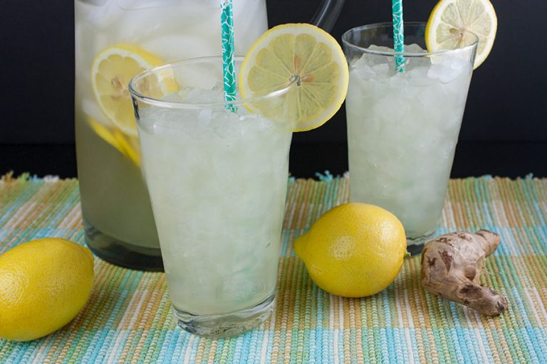 Honey Ginger Lemonade Dont Sweat The Recipe