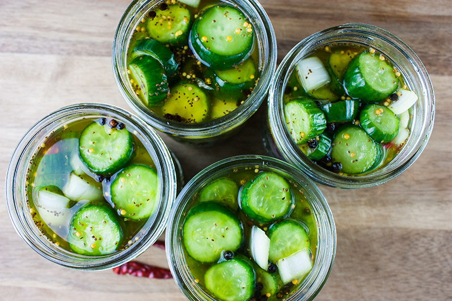 Spicy Bread And Butter Pickles Don T Sweat The Recipe