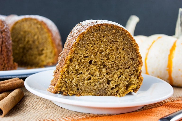 Easy Moist Pumpkin Spice Bundt Cake - Don't Sweat The Recipe