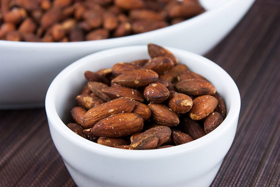 healthy roasted almonds recipe