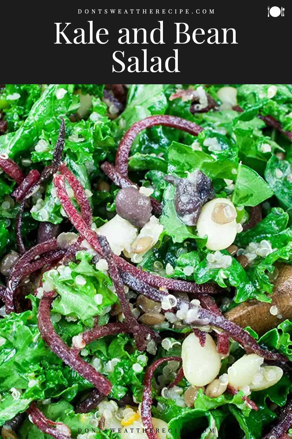 Kale and Bean Salad - Don't Sweat The Recipe