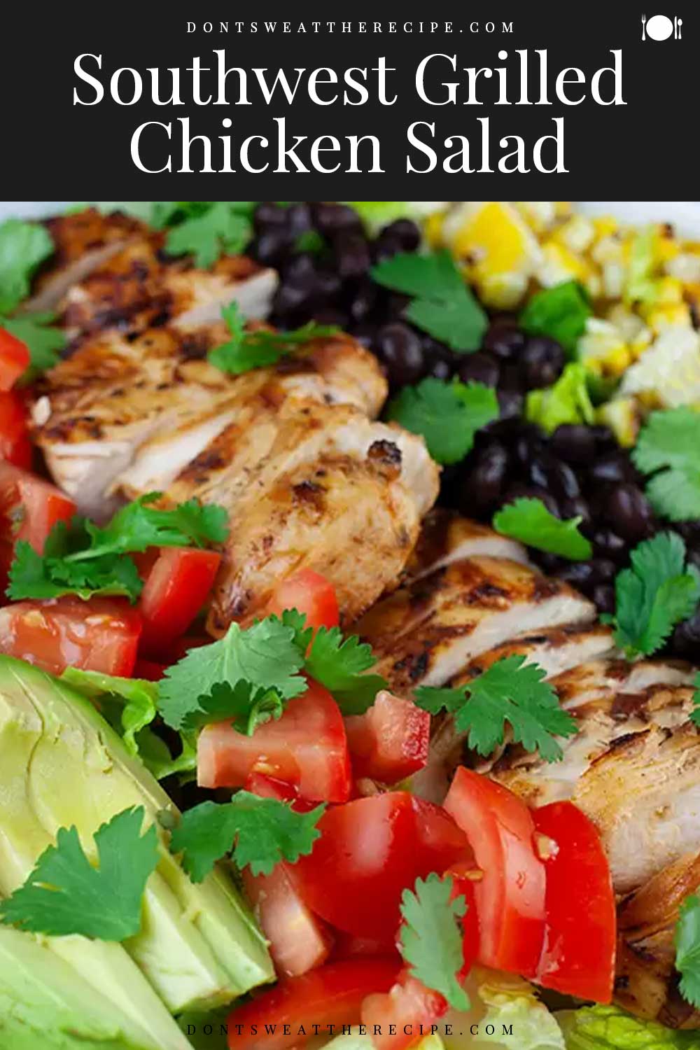 Southwest Grilled Chicken Salad - Don't Sweat The Recipe