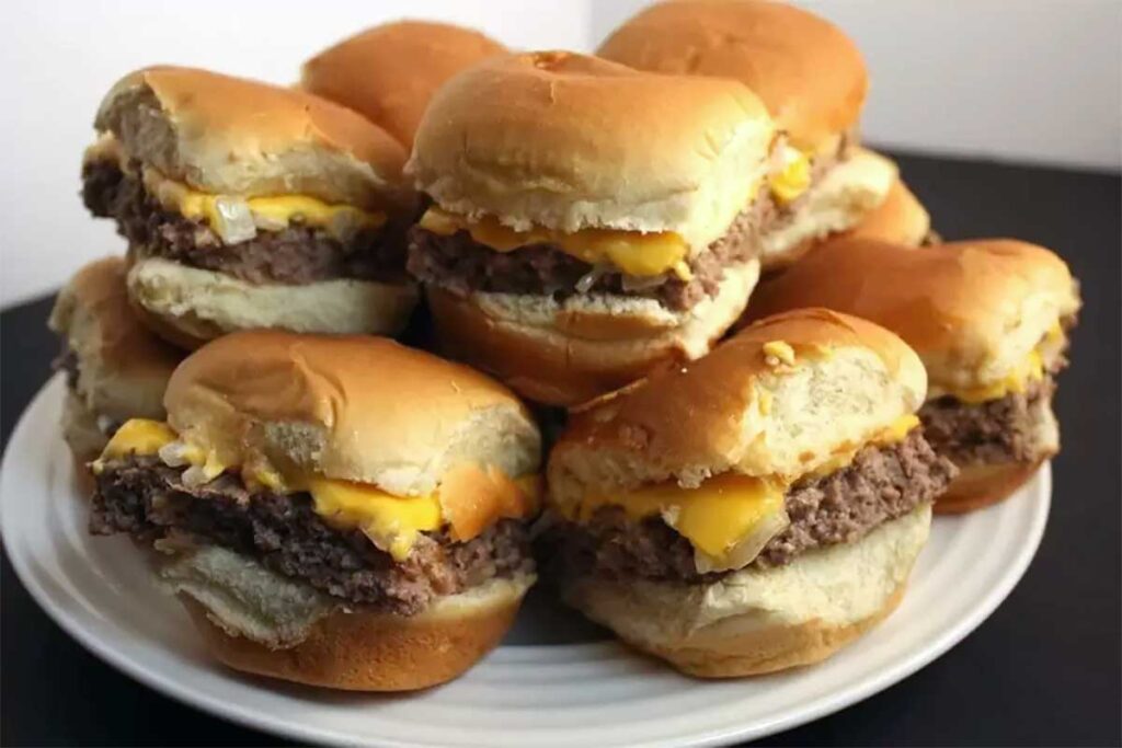 Oven Baked Sliders Cheeseburger Don t Sweat The Recipe