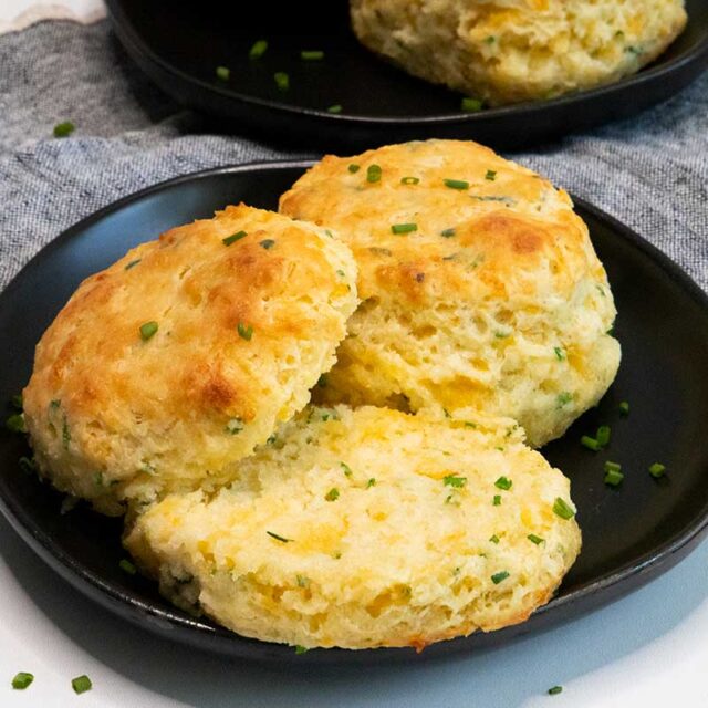 Cheddar Chive Biscuits - Don't Sweat The Recipe