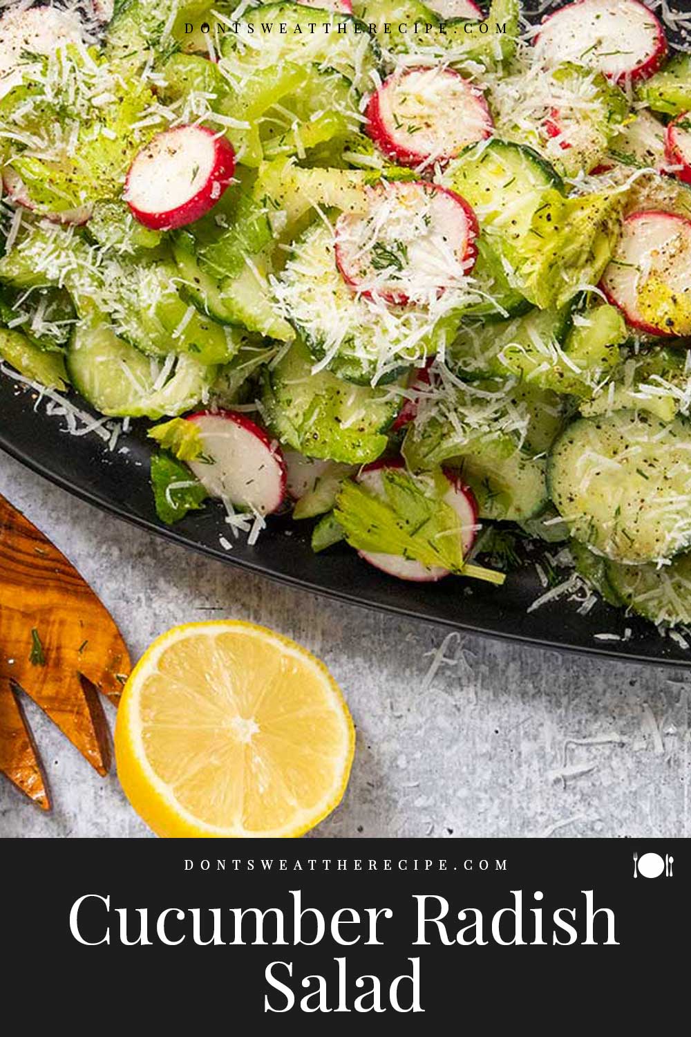 Cucumber Radish Salad - Don't Sweat The Recipe