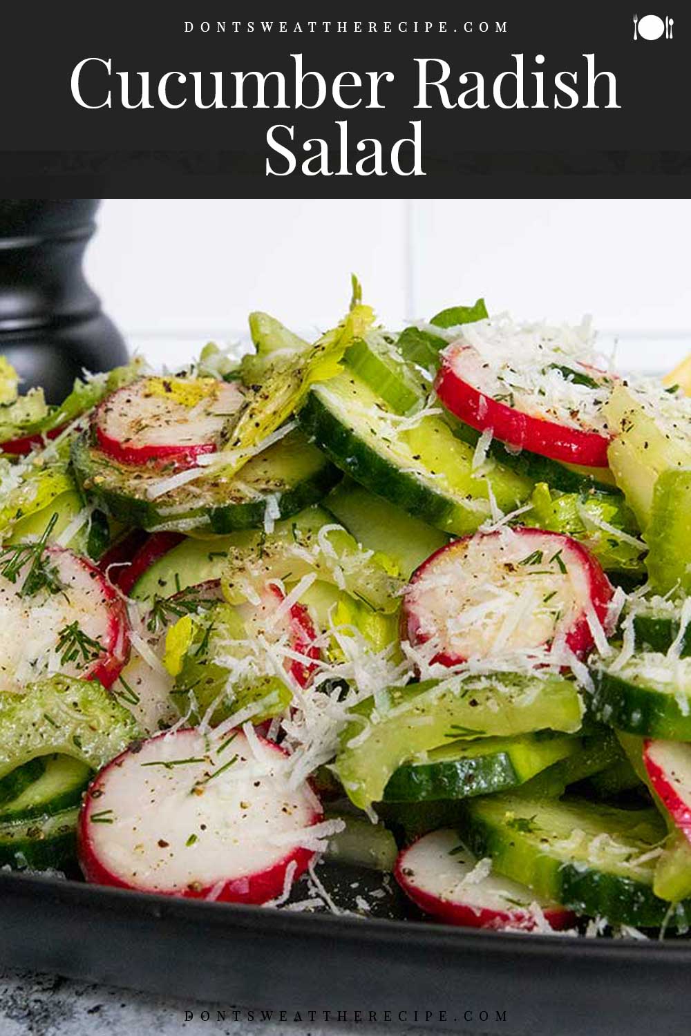 Cucumber Radish Salad - Don't Sweat The Recipe