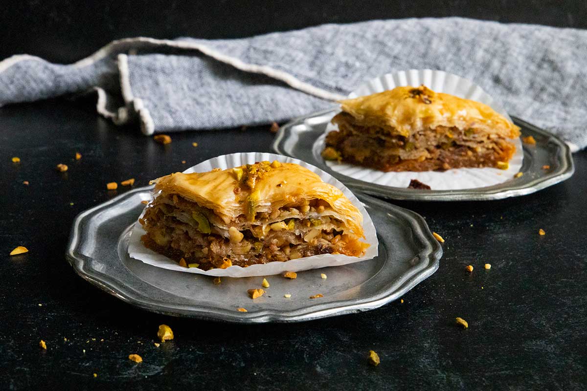 Easy Pistachio Walnut Baklava Recipe - Don't Sweat The Recipe