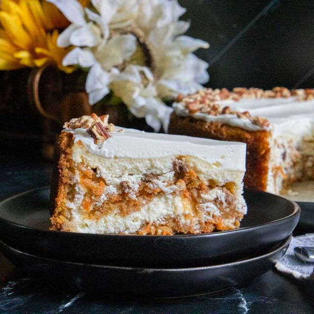 Carrot Cake Cheesecake - Don't Sweat The Recipe