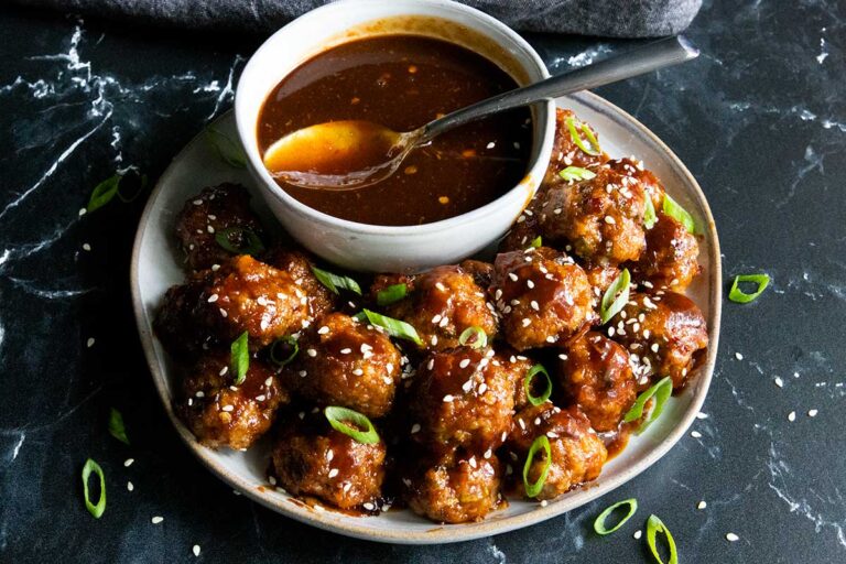 Recipe For Asian Meatballs - Don't Sweat The Recipe