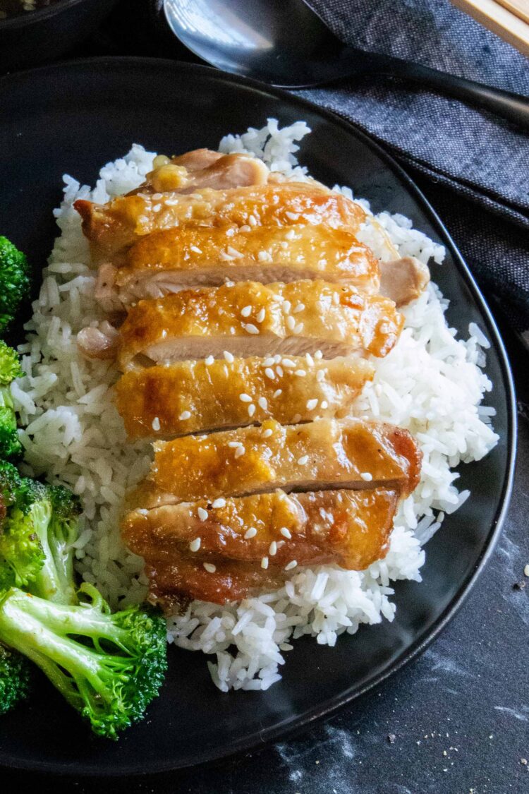 Delectable Crispy Chicken Teriyaki Thighs Recipe - Don't Sweat The Recipe