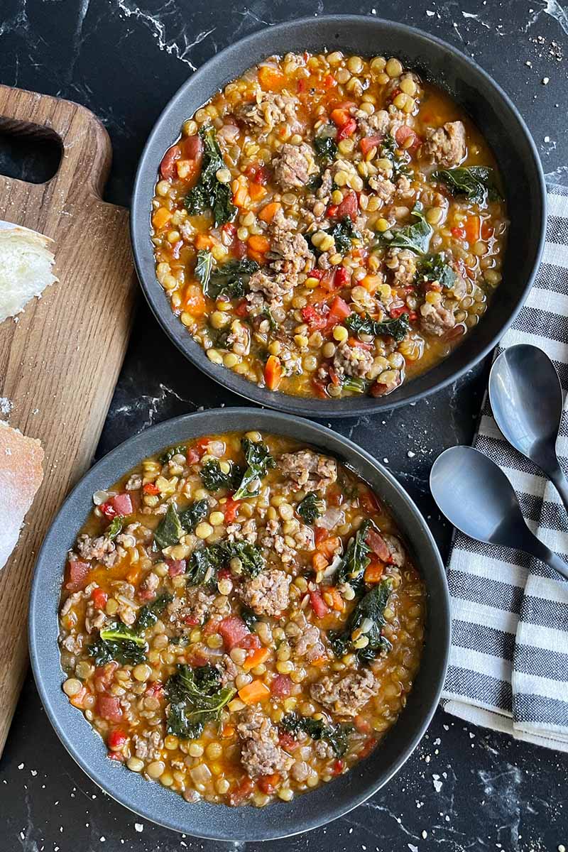 Lentil Soup With Italian Sausage - Don't Sweat The Recipe