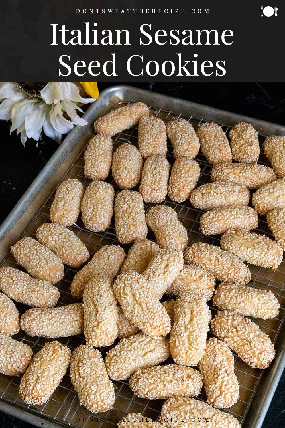 Italian Sesame Seed Cookies (Biscotti Regina) - Don't Sweat The Recipe