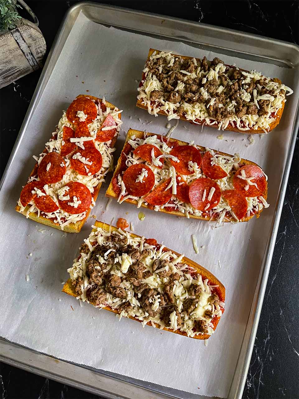 Easy Homemade French Bread Pizza Recipe Don't Sweat The Recipe