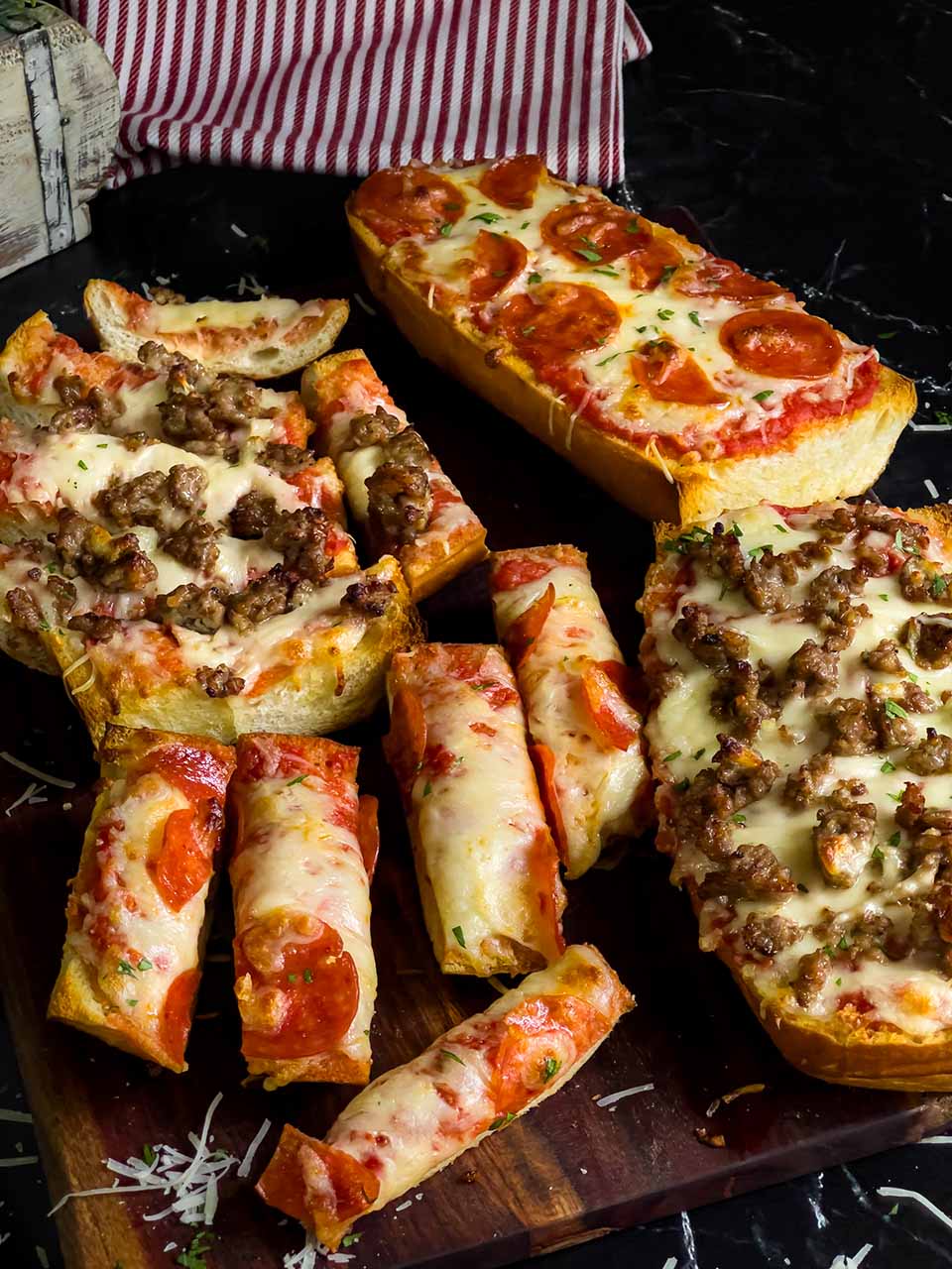 Easy Homemade French Bread Pizza Recipe - Don't Sweat The Recipe