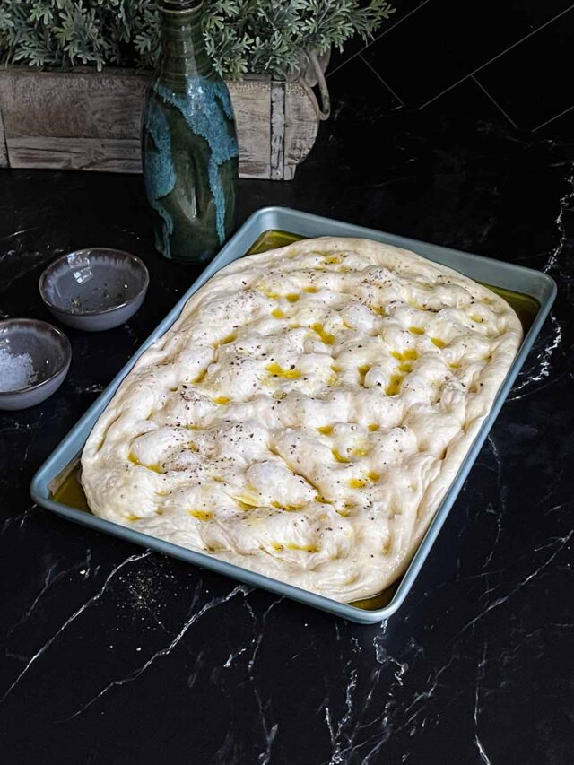 Easy No Knead Overnight Focaccia Bread - Don't Sweat The Recipe