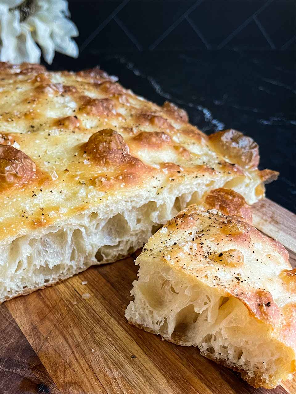 Easy No Knead Overnight Focaccia Bread - Don't Sweat The Recipe