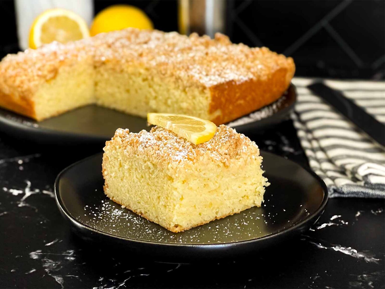 Lemon Crumb Cake - Don't Sweat The Recipe