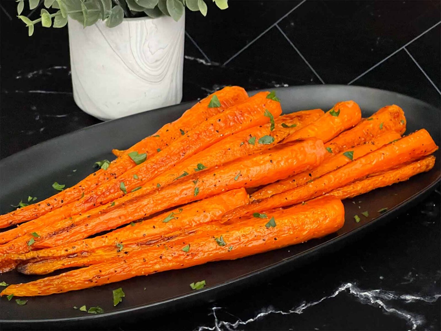 Roasted Whole Carrots - Don't Sweat The Recipe