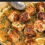 Chicken Piccata meatballs.