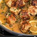 Chicken Piccata meatballs.