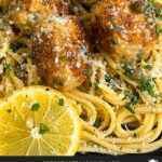 Chicken Piccata meatballs.