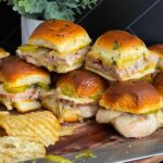 Roll-cut pork tenderloin Cuban sliders.