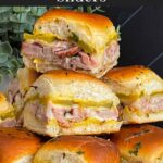 Roll-cut pork tenderloin Cuban sliders.