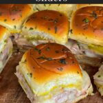 Roll-cut pork tenderloin Cuban sliders.