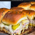 Roll-cut pork tenderloin Cuban sliders.