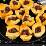 Baked Cranberry brie bites.