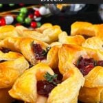 Baked Cranberry brie bites.